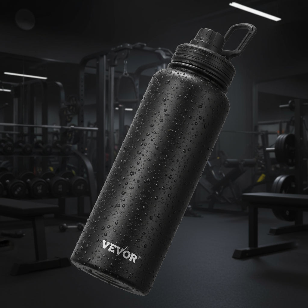 40 oz Insulated Steel Water Bottle – Wide Mouth | 5AM Clubhouse