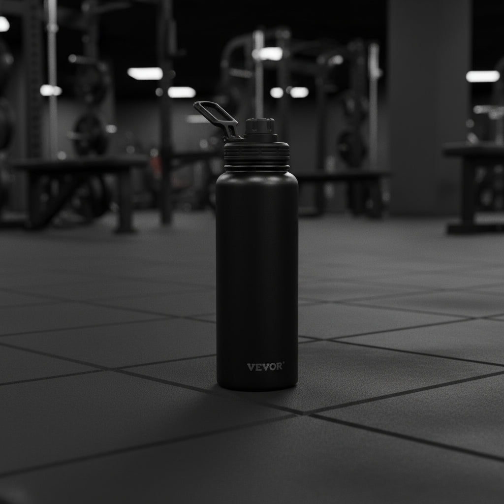 40 oz Insulated Steel Water Bottle – Wide Mouth | 5AM Clubhouse